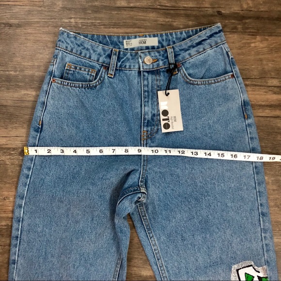 TOPSHOP High Waist Graffiti Jeans! Size 26. - Picture 7 of 8